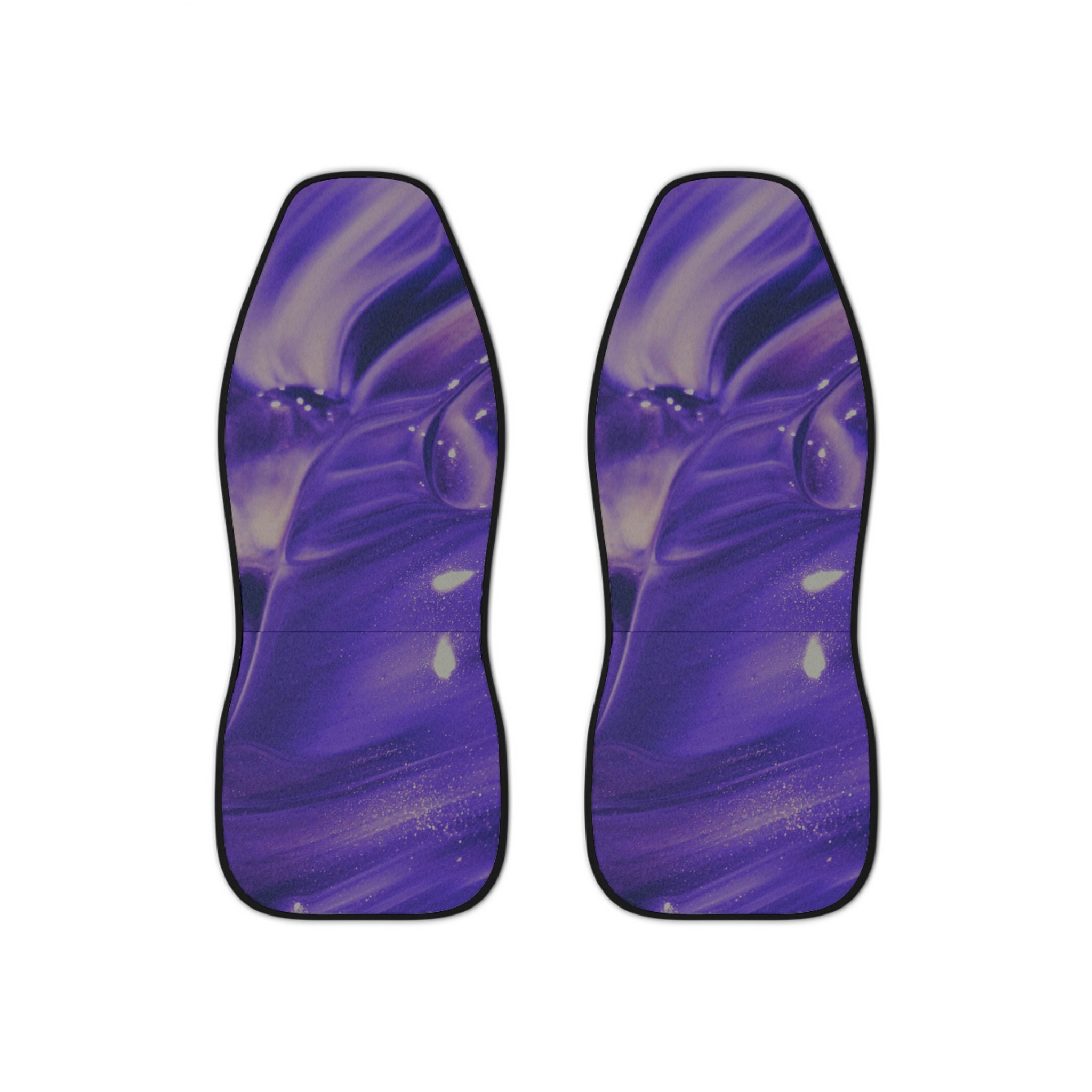 Purple Plaid Pet Car Seat Cover main image 1