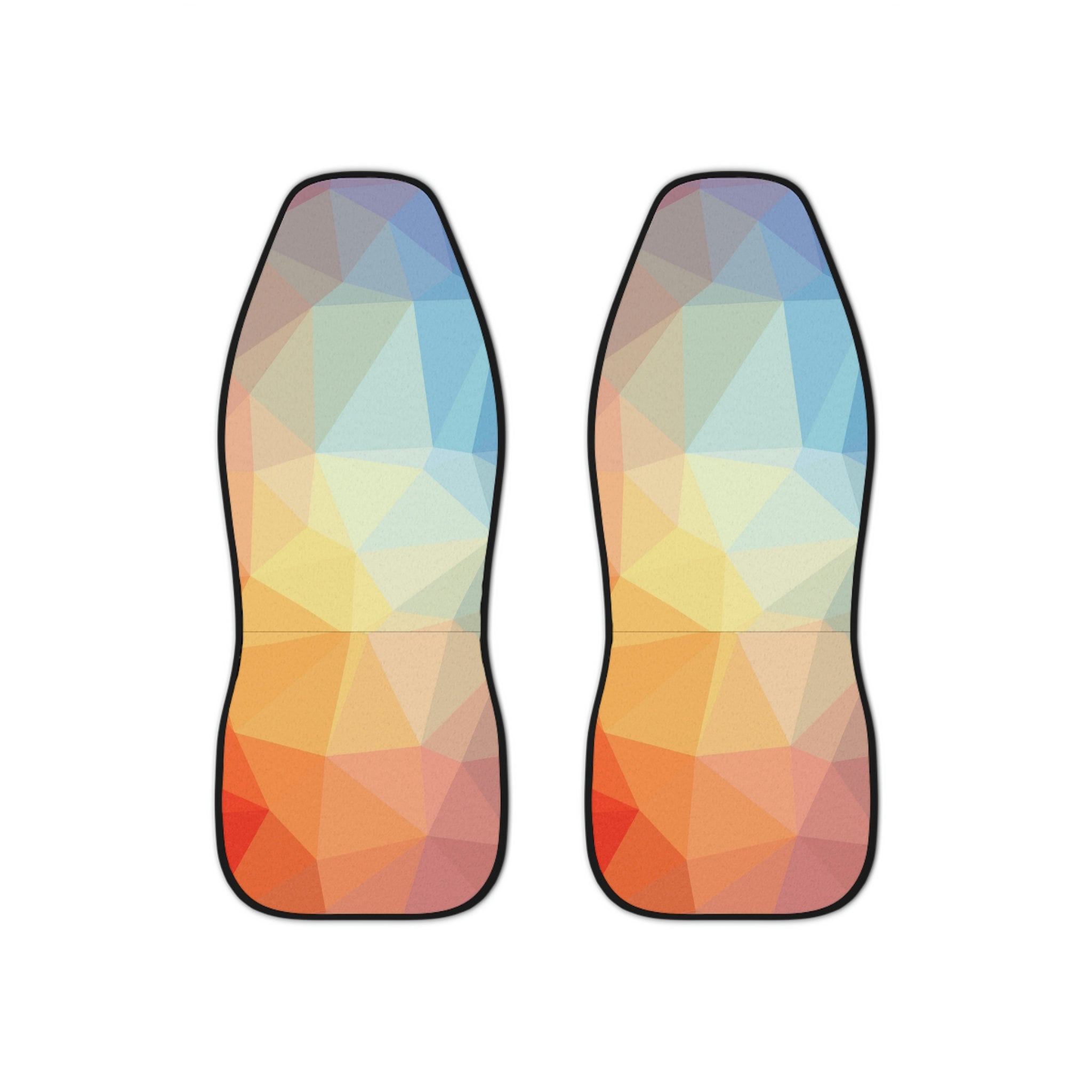 Rainbow Marble Pet Car Seat Cover main image 1
