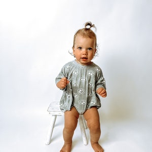 Bamboo Jersey Hooded Zippered Romper in Forest