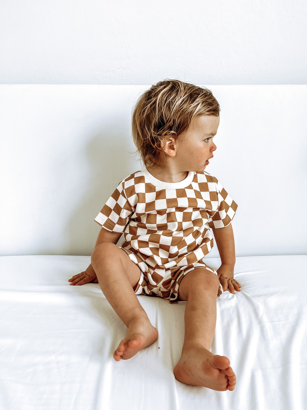 Waffle Checker Set Etsy