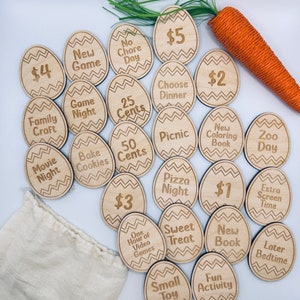 easter tokens, easter basket stuffer, easter gifts