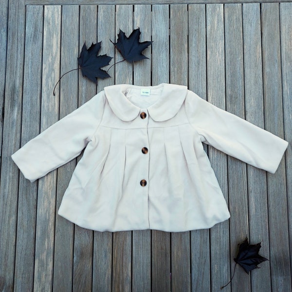 Girls Dress Coat Etsy