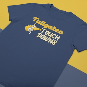 WV Tailgates and Touchdowns, Navy Blue T-shirt