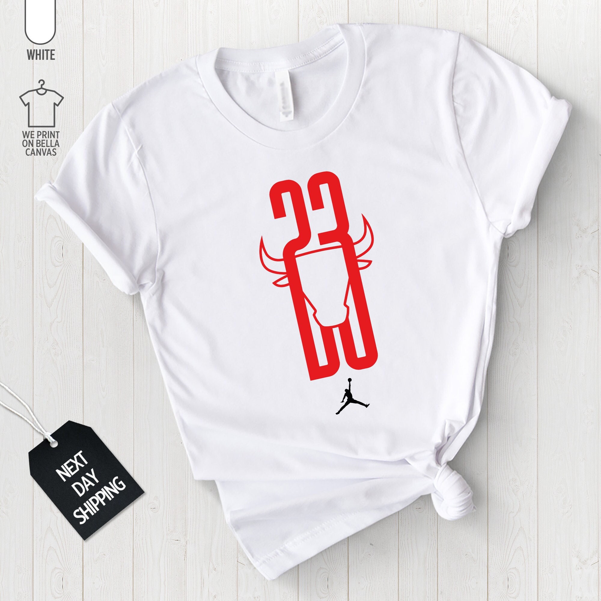 Vintage Chicago Bulls Rap Tee T Shirt Size XL Jordan … - Gem
