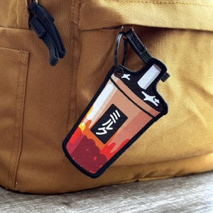 TASTY Bubble Milk Tea Woven Key Tag