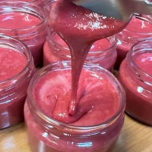 Raspberry Creamed Honey 250g Whipped Honey with Freeze-Dried Raspberries Natural Berry Honig Miel 100%