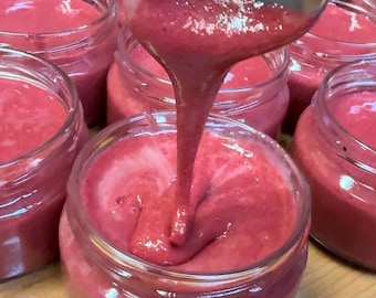 Raspberry Creamed Honey 250g Whipped Honey with Freeze-Dried Raspberries Natural Berry Honig Miel 100%