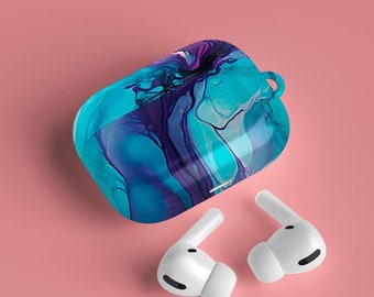 Cyan Purple AirPod Pro Case AirPod Case 2, AirPod Case 1st