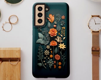 Pretty Flowers & Roses Floral Phone Case: Google Pixel 6 7 8, Samsung Galaxy S22 S23 S24 Plus Ultra, iPhone 15 14 Pro Max 13 MagSafe 12 mini