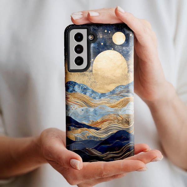 Otherworldly Mountain Landscape Phone Case : iPhone 15 14 13 12 Pro Max Plus mini, Google Pixel 6 7 8, Samsung Galaxy S22 S23 S24 Plus Ultra