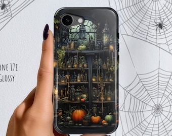 Spooky Apothecary Halloween Phone Case, Gothic Horror Style, iPhone Galaxy Pixel