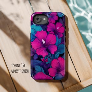 Hibiscus Tropical Flowers Phone Case: iPhone 17e MagSafe 17 Pro Max Air, S26 Ultra