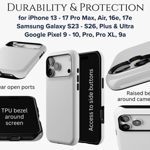 The image is a collage of various iPhone 13, Samsung Galaxy S23, and Google Pixel 9 models, showcasing their designs and features.