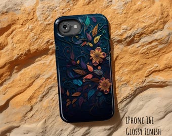 Telefoonhoesje met papieren bloemen: iPhone 17e, 17 Pro Max, MagSafe, Galaxy S26 Ultra
