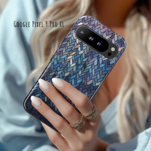 Gebrandschilderd glasmozaïek telefoonhoesje iPhone 16e 16 Pro Max MagSafe 15 Plus 14 13 mini 12 11, Samsung Galaxy S25 S24 S23 Ultra Pixel 9a 9 Pro XL 8 7
