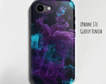 Funda para teléfono Purple Plumes: protección de doble capa, iPhone 17e 17 Pro Max S26 Ultra, MagSafe