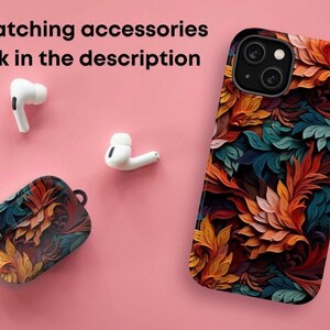 matching iPhone case and AirPods case, link in the description