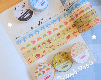 Mix + Match Washi Tapes | Cute Washi Tape, Paper Tape, Journaling Supplies, Scrapbooking, Planner Tape