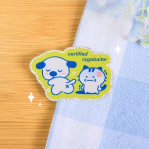 Pegatina de vinilo resistente al agua certificada por Ragebaiter para Bullet Journal, agenda, portátil, botella de agua, funda de teléfono y decoración.