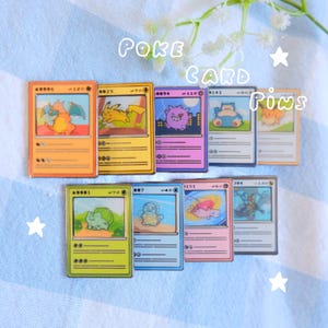 Ditto Poke Card Lenticular Pin | Nickel-plated, Lanyard Pin, Backpack Pin, Hat Pin, Lapel Pin, Brooch Accessory, Gift for Her, Gift for Him
