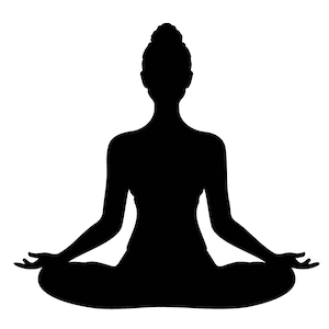 Yoga woman, yoga position, yoga sport instant digital download - Ai-EPS-PNG-SVG