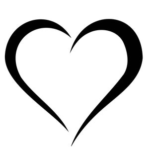 Open heart digital download - Ai-EPS-PNG-SVG