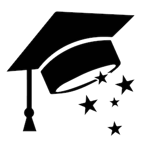 Graduate Hut, Graduierung, sofortiger digitaler Download - Ai-EPS-PNG-SVG