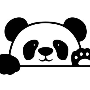 Panda, animal descarga digital instantánea - Ai-EPS-PNG-SVG