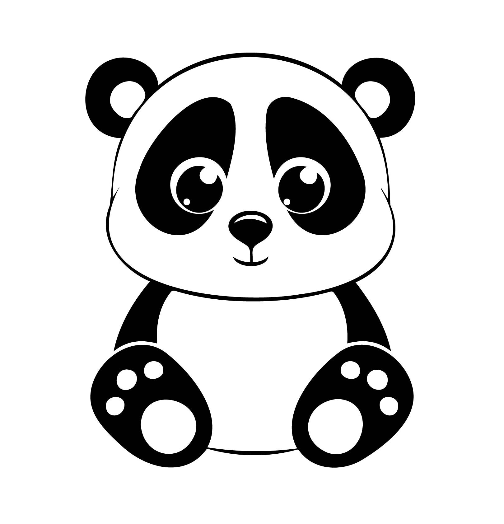 Cute Panda, Animal Instant Digital Download Ai-eps-png-svg - Etsy
