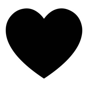 Love Heart outline digital download - Ai-EPS-PNG-SVG