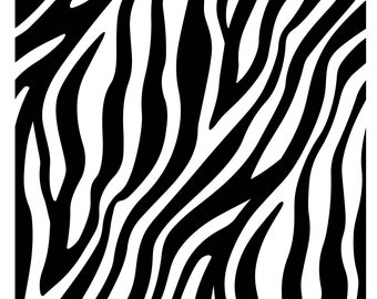Zebra Stripes Vector: Seamless Pattern (Digital Download)