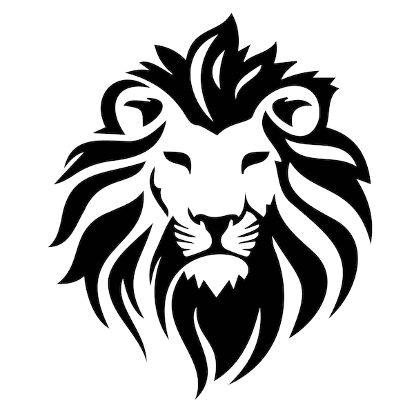 Lion, lion head instant digital download - Ai-EPS-PNG-SVG