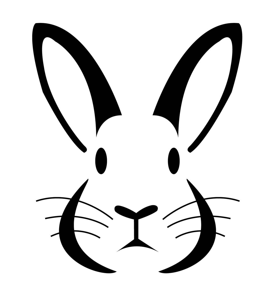 Rabbit Digital Download - Ai-eps-png-svg - Etsy