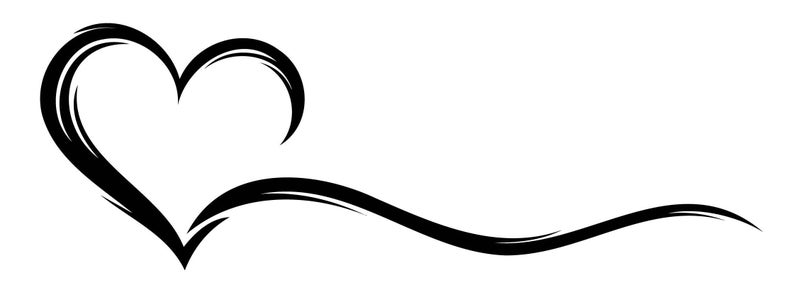 Cuore aperto personalizza download digitale - Ai-EPS-PNG-SVG immagine 1