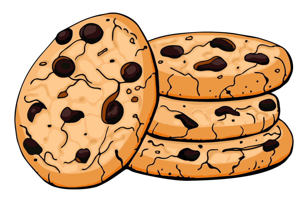 Chocolate Chip Cookie, Chocolate Chip Cookie Stack, Chocolate Chip Svg