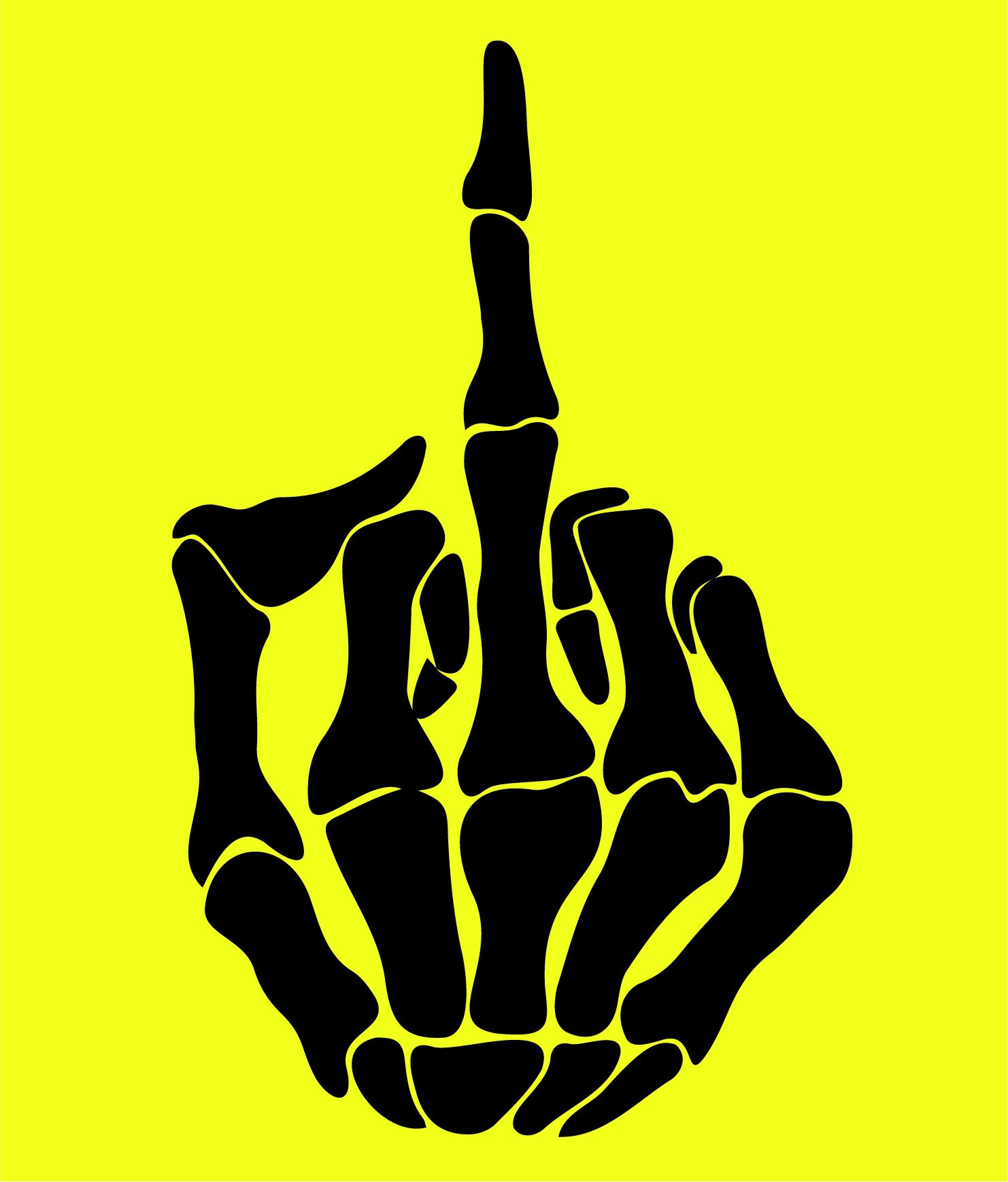 スケルトン中指手デジタルダウンロード - Ai-EPS-PNG-SVG - Etsy 日本, image size:1482x1739