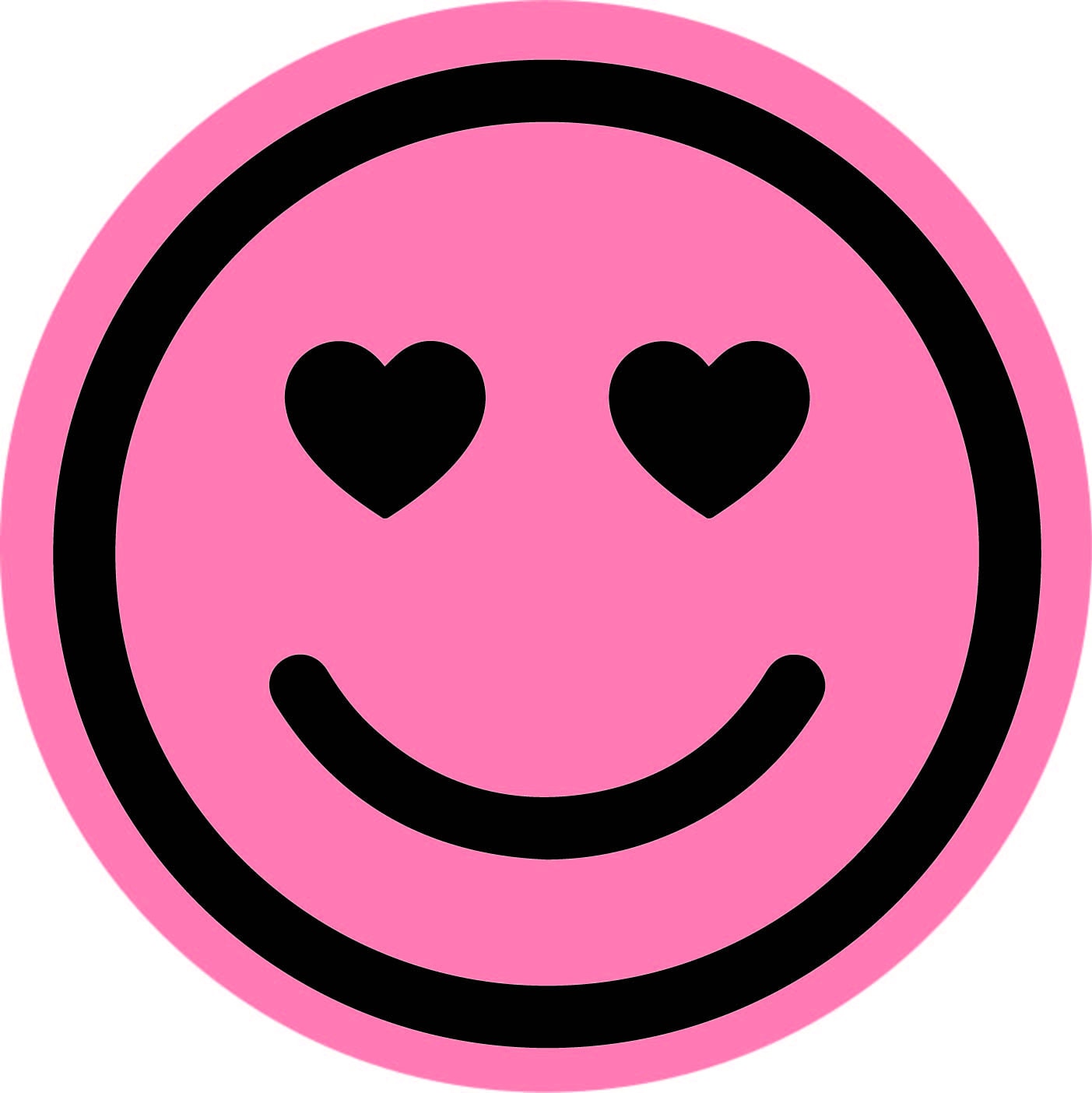 Smiley Face Heart Eyes Instant Digital Download - Ai-eps-png-svg - Etsy