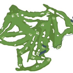 Custom Golf Course Map Digital - Il 300x300.4834861961 C2lh