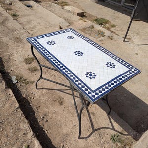 Handgefertigte marokkanische Mosaik Tisch: Outdoor Garten Terrasse Dekor