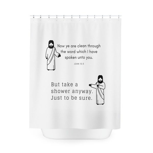 Bible Shower Curtain Etsy