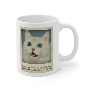 Grappige christelijke mok, polaroid, dierenmok, meme mok, keramische mok 11oz