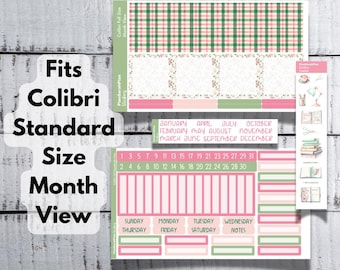 Colibri Any Month PREPPY PLANNER for Month View | Standard Size Colibri Planners