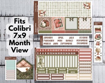 Colibri Any Month GRATEFUL LIFE for Month View | 7x9 Colibri Planners