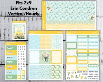 Vertical/Hourly Fresh as a Daisy Kit for EC 7x9 LifePlanner