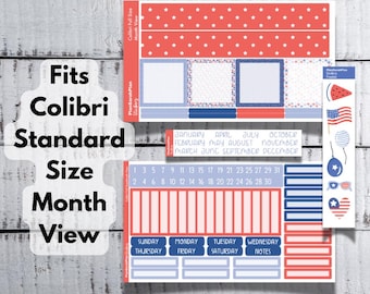 Colibri Any Month LIBERTY for Month View | Standard Size Colibri Planners