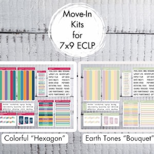 Move-In Kit for 7x9 Erin Condren LifePlanners