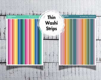 Thin Washi Strips for Erin Condren and Other Planners