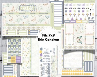 MARCH '26 SPRING VALLEY Monthly Kit for Erin Condren 7x9 LifePlanner | Month View | Dashboard | Notes Page