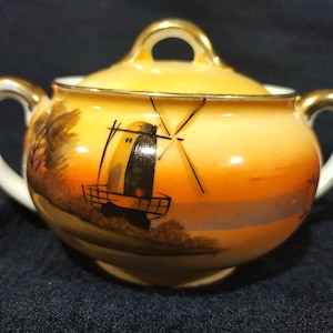 Vintage 1930 Japanese Noritake Sugar Bowl