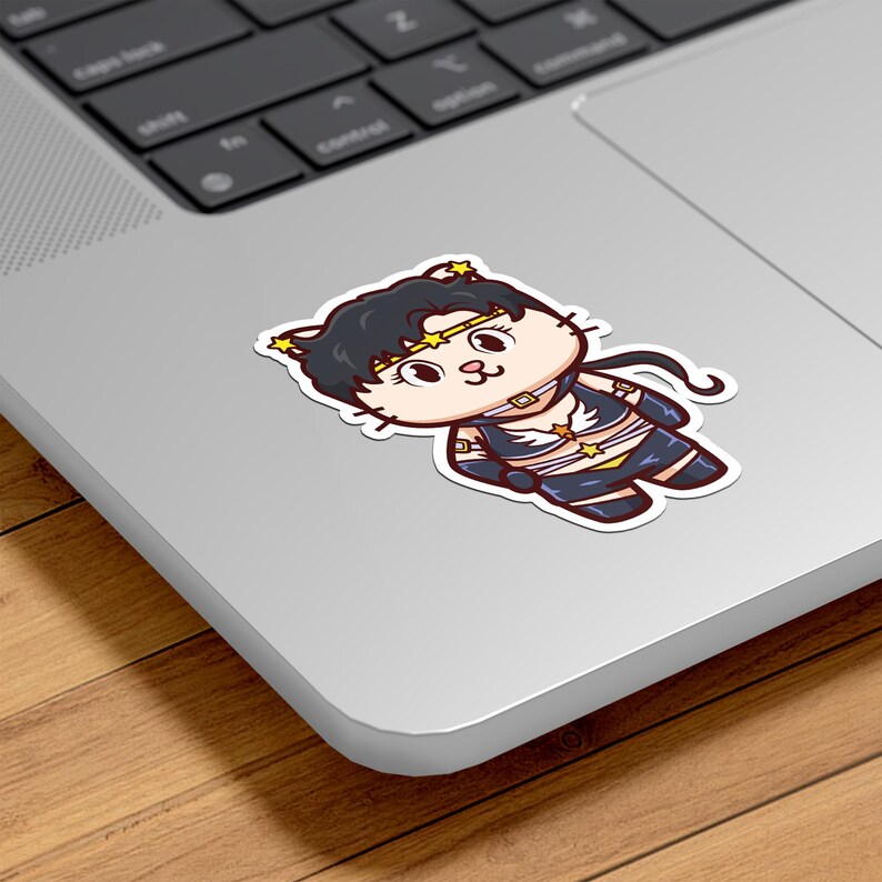 Anime Kitty Cat Waterproof Vinyl Sticker: Kawaii Laptop Decal - Etsy